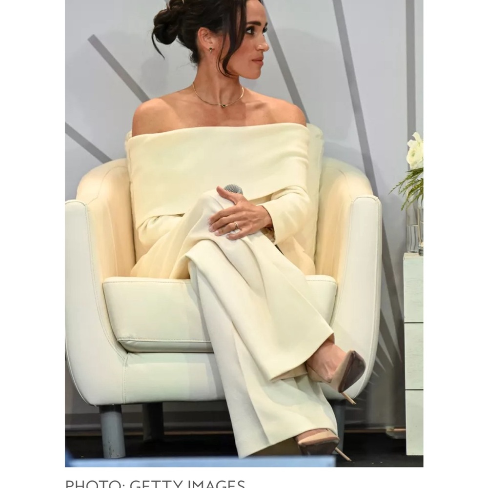 Maeve black off the shoulder blazer top